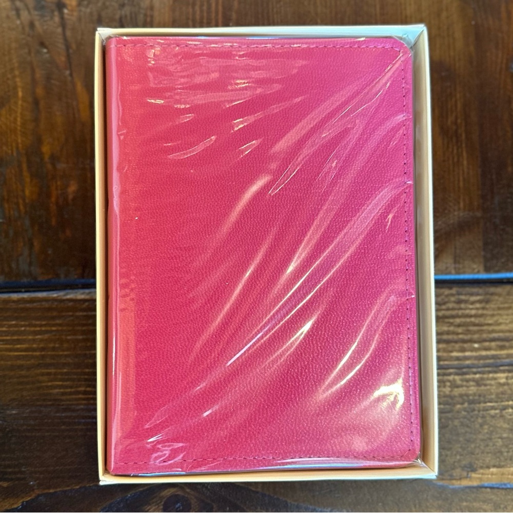 Pink Leather Notebook